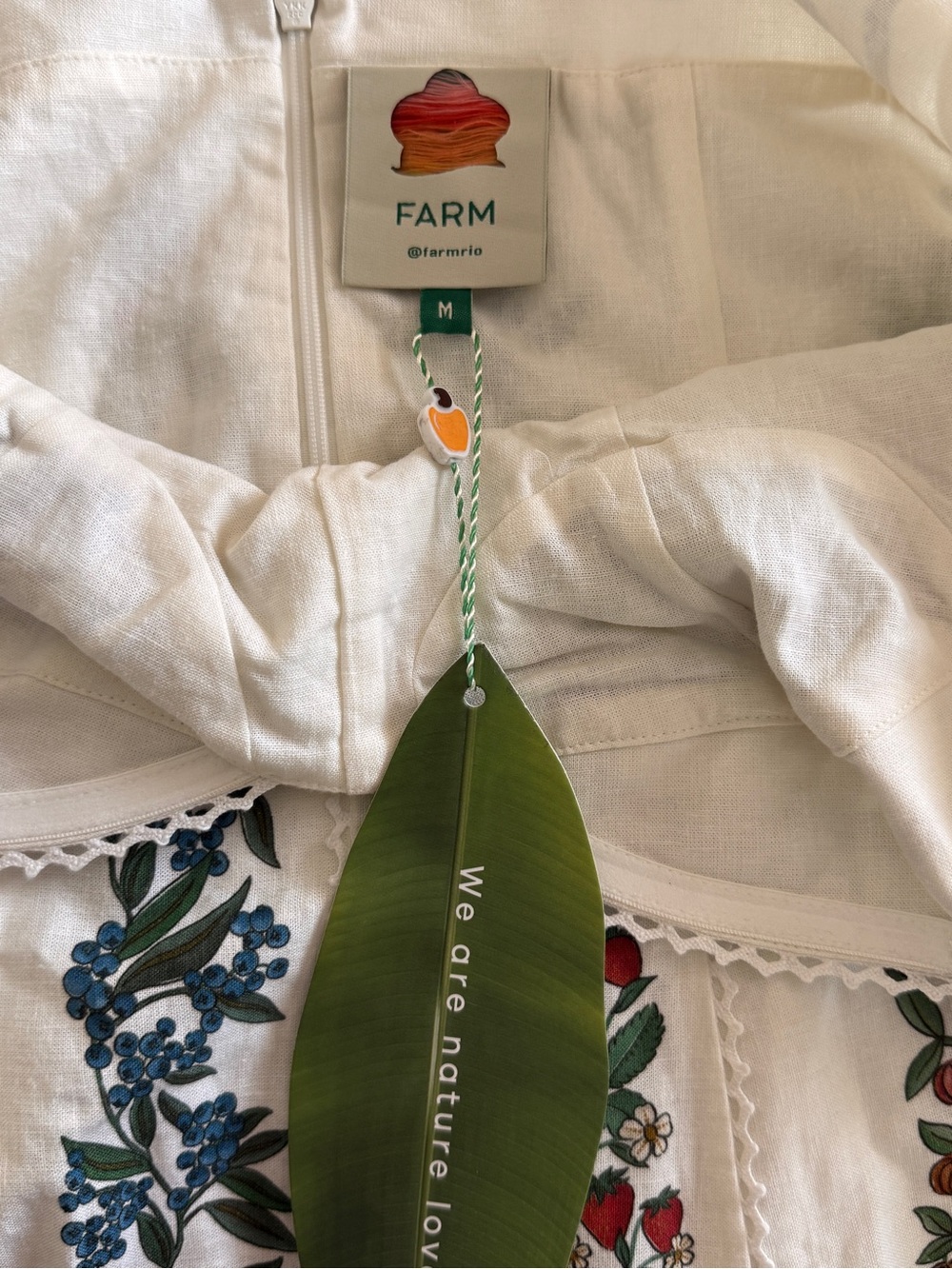 Farm Rio Fruit Beauty Off White Maxi Dress - Picture 5 of 8
